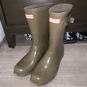 Hunter Original Short Back Adjustable Rain Boots